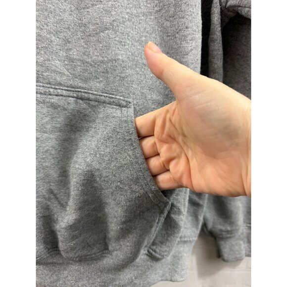 Austin Black Bears Baseball Gray Unisex Size Large Hooded Sweatshirt  (READ) - Picture 4 of 5